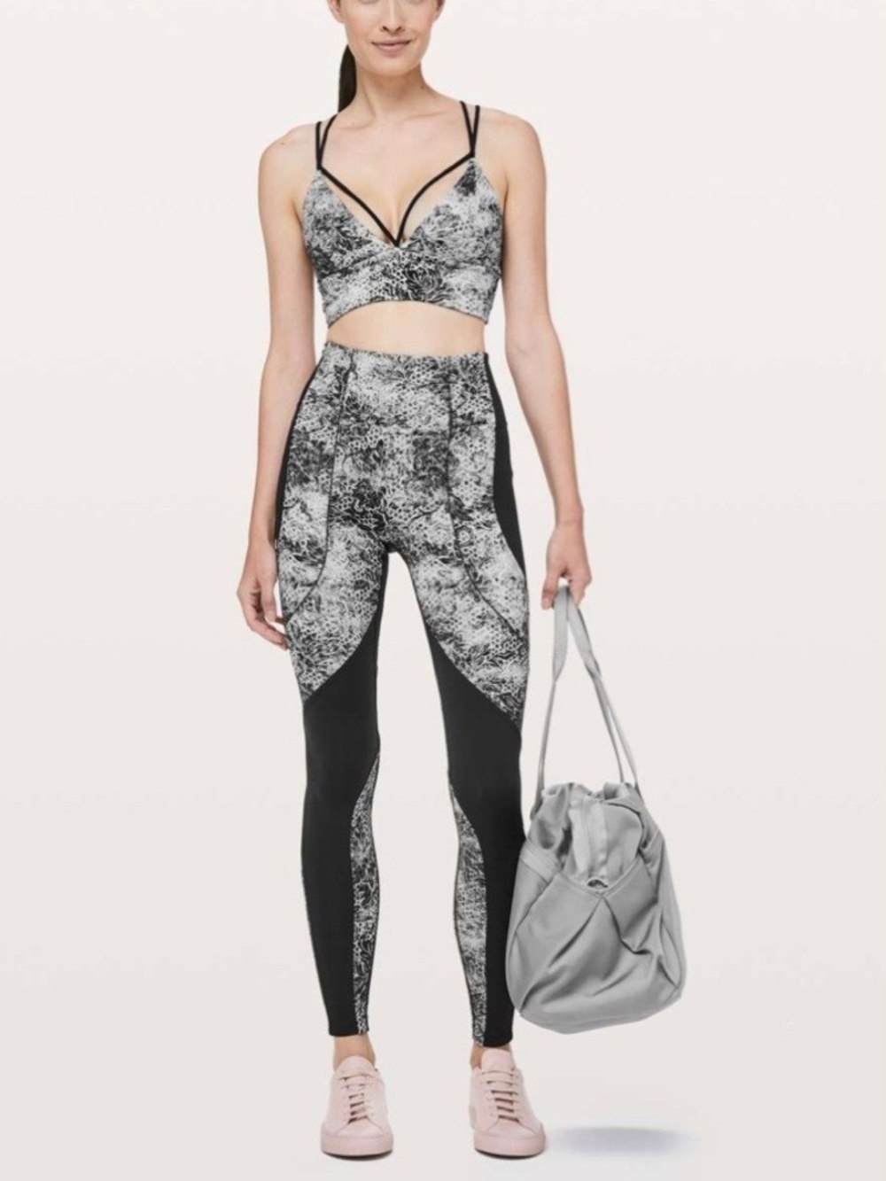 Lululemon Sweat & Repeat Paisley Tights Leggings